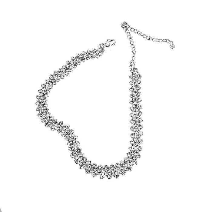 Wholesale full diamond short alloy necklace JDC-NE-BaoY002 Necklaces 宝钰 Wholesale Jewelry JoyasDeChina Joyas De China