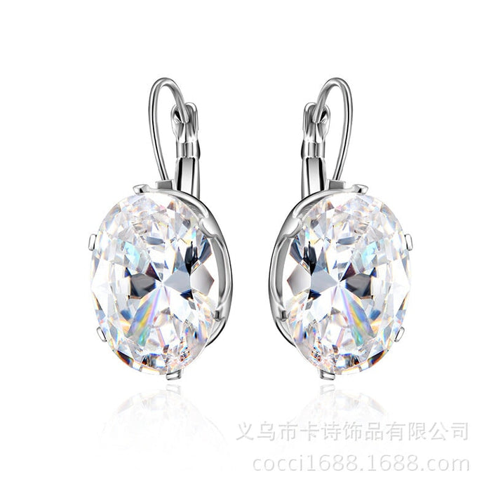 Wholesale full-drill short stud earrings MOQ≥2 JDC-ES-Kas005 Earrings 卡诗 Wholesale Jewelry JoyasDeChina Joyas De China