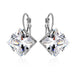 Wholesale full-drill short stud earrings MOQ≥2 JDC-ES-Kas005 Earrings 卡诗 Diamond white diamond MOQ2 Wholesale Jewelry JoyasDeChina Joyas De China