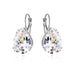 Wholesale full-drill short stud earrings MOQ≥2 JDC-ES-Kas005 Earrings 卡诗 Water drop white diamond MOQ2 Wholesale Jewelry JoyasDeChina Joyas De China