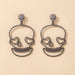 Wholesale funny exaggerated skull Love Earrings JDC-ES-C407 Earrings JoyasDeChina Gun black Wholesale Jewelry JoyasDeChina Joyas De China