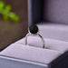 Wholesale gemstone copper ring JDC-RS-WN113 Rings 薇妮 55 black Adjustable opening Wholesale Jewelry JoyasDeChina Joyas De China