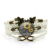Wholesale gemstone vintage butterfly alloy bracelet JDC-BT-hengx006 Bracelet 横湘 Wholesale Jewelry JoyasDeChina Joyas De China