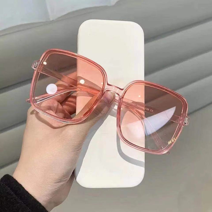 Wholesale generous frame rice nail Sunglasses JDC-SG-XinS006 Sunglasses 星尚 pink Wholesale Jewelry JoyasDeChina Joyas De China