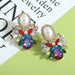 Wholesale gentle retro temperament color Rhinestone Earrings JDC-ES-JQ101 Earrings JoyasDeChina Wholesale Jewelry JoyasDeChina Joyas De China