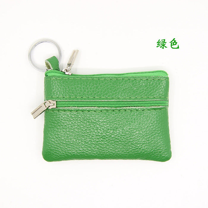 Wholesale genuine leather mini coin purse multifunctional wallet JDC-WT-ZNS12 Wallet JoyasDeChina green Wholesale Jewelry JoyasDeChina Joyas De China