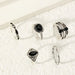 Wholesale Geometric Alloy Rings Set JDC-RS-A090 Rings 妙雅 Wholesale Jewelry JoyasDeChina Joyas De China