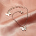 Wholesale geometric butterfly alloy bracelet JDC-BT-NZ037 Bracelet 奈珠 Wholesale Jewelry JoyasDeChina Joyas De China