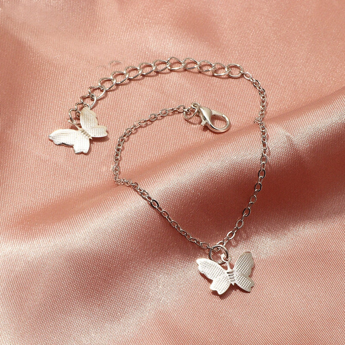 Wholesale geometric butterfly alloy bracelet JDC-BT-NZ037 Bracelet 奈珠 BZ1174baik Wholesale Jewelry JoyasDeChina Joyas De China