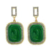 Wholesale geometric emerald green acetic acid plate Earrings irregular Earrings JDC-ES-JQ084 Earrings JoyasDeChina 33007 Wholesale Jewelry JoyasDeChina Joyas De China