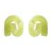 Wholesale geometric emerald green acetic acid plate Earrings irregular Earrings JDC-ES-JQ084 Earrings JoyasDeChina 33841 Wholesale Jewelry JoyasDeChina Joyas De China