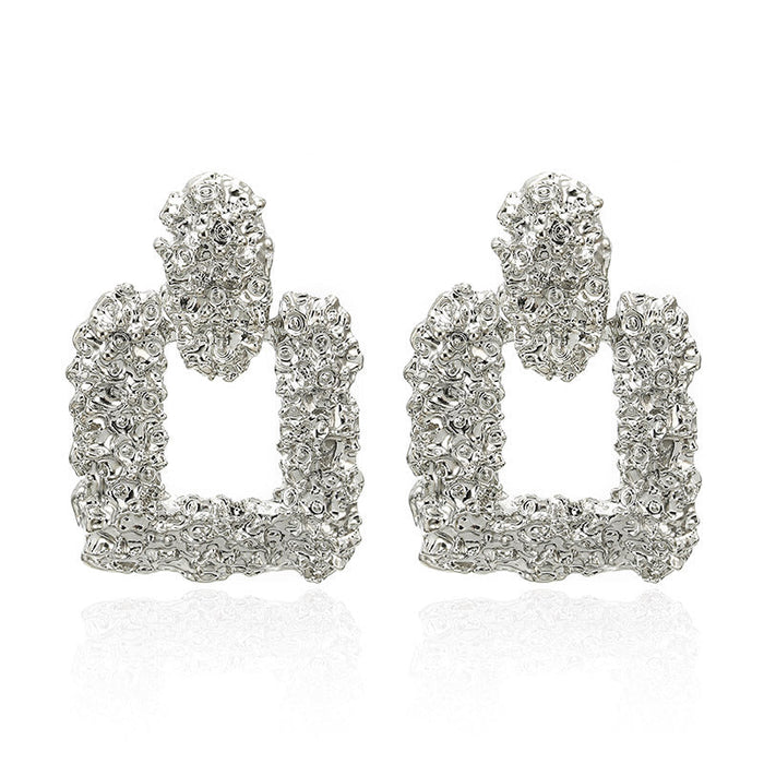 Wholesale geometric metal round earrings JDC-ES-GSQY301 Earrings JoyasDeChina 16 Wholesale Jewelry JoyasDeChina Joyas De China