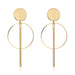 Wholesale geometric metal round earrings JDC-ES-GSQY301 Earrings JoyasDeChina 28 Wholesale Jewelry JoyasDeChina Joyas De China