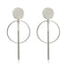 Wholesale geometric metal round earrings JDC-ES-GSQY301 Earrings JoyasDeChina 29 Wholesale Jewelry JoyasDeChina Joyas De China