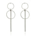 Wholesale geometric metal round earrings JDC-ES-GSQY301 Earrings JoyasDeChina 7 Wholesale Jewelry JoyasDeChina Joyas De China