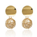 Wholesale geometric metal round earrings JDC-ES-GSQY301 Earrings JoyasDeChina 8 Wholesale Jewelry JoyasDeChina Joyas De China