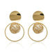 Wholesale geometric metal round earrings JDC-ES-GSQY301 Earrings JoyasDeChina 9 Wholesale Jewelry JoyasDeChina Joyas De China