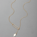 Wholesale geometric pendant clasp single layer Necklace JDC-NE-C132 NECKLACE JoyasDeChina Wholesale Jewelry JoyasDeChina Joyas De China