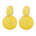 Wholesale geometric resin Earrings JDC-ES-JQ095 Earrings JoyasDeChina #2 circle Wholesale Jewelry JoyasDeChina Joyas De China