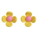 Wholesale geometric resin Earrings JDC-ES-JQ095 Earrings JoyasDeChina #4 flowers Wholesale Jewelry JoyasDeChina Joyas De China