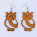 Wholesale Geometric Rhinestone Boho Wood Earrings MOQ≥2 JDC-ES-AnX003 Earrings 安修 55mm*48mm Wholesale Jewelry JoyasDeChina Joyas De China