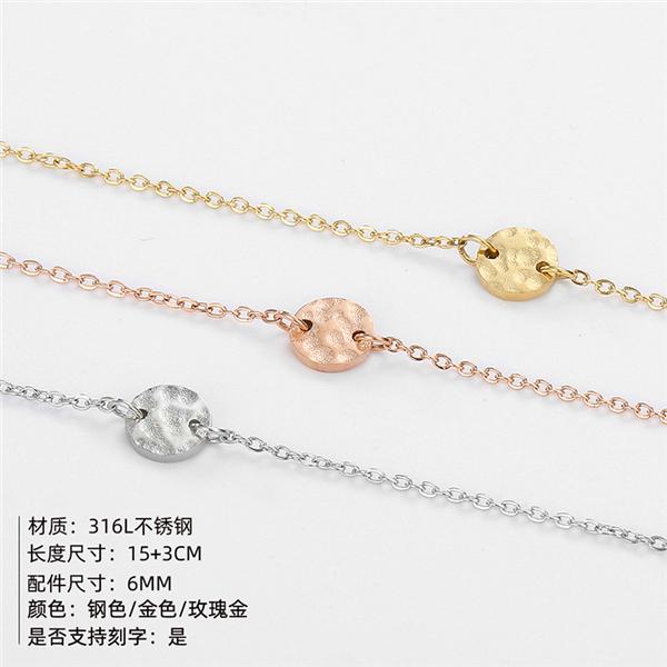 Bulk Jewelry Wholesale Geometric round 316L stainless steel bracelet JDC-BT-j001 Wholesale factory from China YIWU China