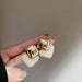 Wholesale geometric square leopard print alloy earrings JDC-ES-BY-058 Earrings 宝钰 Wholesale Jewelry JoyasDeChina Joyas De China