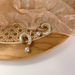 Wholesale geometric u-shaped pearl earrings JDC-ES-W367 Earrings JoyasDeChina Wholesale Jewelry JoyasDeChina Joyas De China