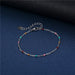 Wholesale geometry colorful drip oil stainless steel beanie bead bracelet JDC-BT-Mingm001 Bracelet 敏萌 Wholesale Jewelry JoyasDeChina Joyas De China