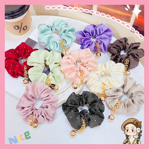 Wholesale girl fabric large intestine personalized Hair Scrunchies JDC-HS-GSHX056 Hair Scrunchies 恒曦 Wholesale Jewelry JoyasDeChina Joyas De China