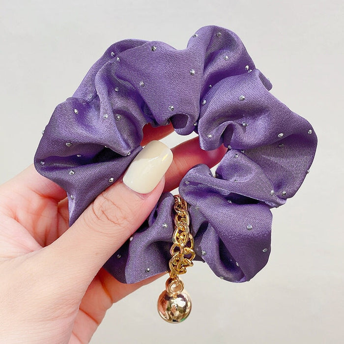 Wholesale girl fabric large intestine personalized Hair Scrunchies JDC-HS-GSHX056 Hair Scrunchies 恒曦 3#purple Wholesale Jewelry JoyasDeChina Joyas De China