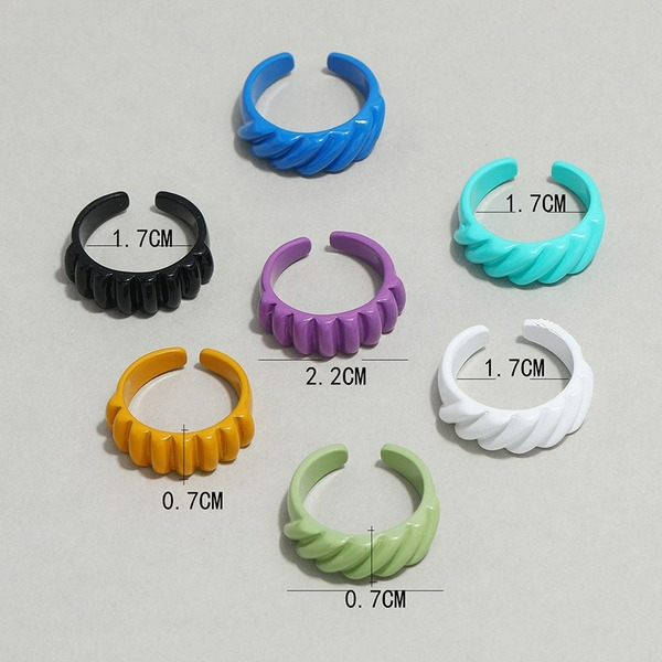 Wholesale girl heart opening 6-Piece ring set JDC-RS-KQ030 Rings JoyasDeChina Wholesale Jewelry JoyasDeChina Joyas De China