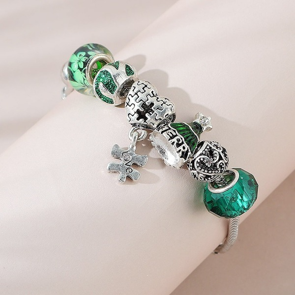 Wholesale glass beaded Christmas tree bracelet JDC-BT-qz080 Bracelet JoyasDeChina Wholesale Jewelry JoyasDeChina Joyas De China