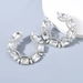 Wholesale glass diamond diamond Round Earrings JDC-ES-JL502 Earrings JoyasDeChina Wholesale Jewelry JoyasDeChina Joyas De China