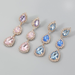 Wholesale glass diamond drop-shaped multilayer alloy earrings JDC-ES-JL039 Earrings JoyasDeChina Wholesale Jewelry JoyasDeChina Joyas De China