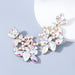 Wholesale glass diamond pearl geometric alloy earrings JDC-ES-JL108 Earrings JoyasDeChina AB color Wholesale Jewelry JoyasDeChina Joyas De China