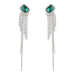Wholesale glass drill alloy rhinestone tassel earrings JDC-ES-JL850 Earrings 氿乐 Wholesale Jewelry JoyasDeChina Joyas De China