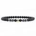 Wholesale glass magnet sand bracelet JDC-BT-ZM008 Bracelet JoyasDeChina Golden beads 23.5cm Wholesale Jewelry JoyasDeChina Joyas De China