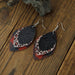 Wholesale glitter leopard print leather earrings JDC-ES-GSMQ019 Earrings 妙奇 Wholesale Jewelry JoyasDeChina Joyas De China