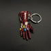 Wholesale Gloves Fist Zinc alloy Keychains JDC-KC-DW002 Keychains JoyasDeChina A red two-color Wholesale Jewelry JoyasDeChina Joyas De China