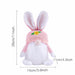 Wholesale Glowing Easter Knitted Wool Bunny Doll Cloth Ornament JDC-OS-QuY003 Ornaments 趣颖 Wholesale Jewelry JoyasDeChina Joyas De China