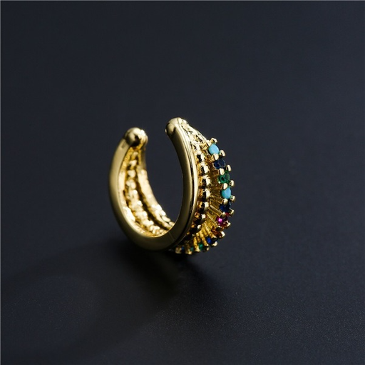 Bulk Jewelry Wholesale gold 3-layer copper plated earrings without earrings JDC-ES-ag040 Wholesale factory from China YIWU China