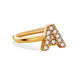 Wholesale gold alloy 26 letter diamond Earbone clip JDC-ES-A301 earrings JoyasDeChina 01A DZ-749 Wholesale Jewelry JoyasDeChina Joyas De China