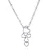 Bulk Jewelry Wholesale gold alloy 5 heart necklace JDC-NE-D657 Wholesale factory from China YIWU China