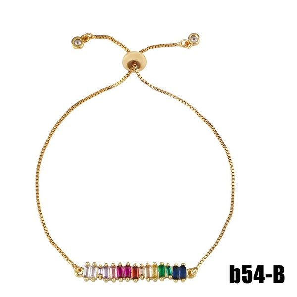 Bulk Jewelry Wholesale gold alloy adjustable Diamond Bracelet JDC-BT-AS14 Wholesale factory from China YIWU China