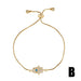 Bulk Jewelry Wholesale gold alloy adjustable Diamond Bracelet JDC-BT-AS14 Wholesale factory from China YIWU China
