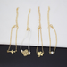 Bulk Jewelry Wholesale gold alloy aircraft fox bead chain bracelet JDC-BT-bq052 Wholesale factory from China YIWU China