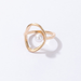 Bulk Jewelry Wholesale gold alloy ancient Pearl Ring JDC-RS-C129 Wholesale factory from China YIWU China