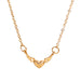 Wholesale gold alloy angel wing pendant necklace JDC-NE-D682 Necklaces JoyasDeChina 01KC Gold Wholesale Jewelry JoyasDeChina Joyas De China