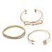 Bulk Jewelry Wholesale gold alloy arrow bow rhinestone bracelet set JDC-BT-C071 Wholesale factory from China YIWU China
